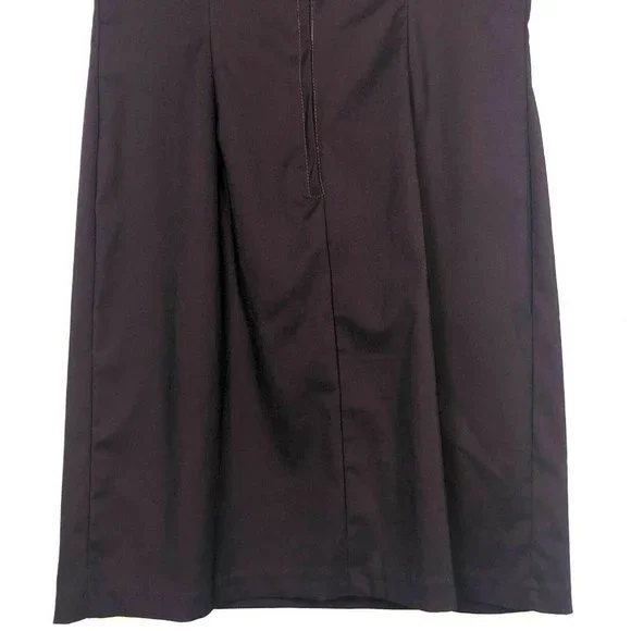 Alyn Paige Burgundy Iridescent Stretch Sheath Mini Dress Size 10 Sleeveless - Picture 7 of 10